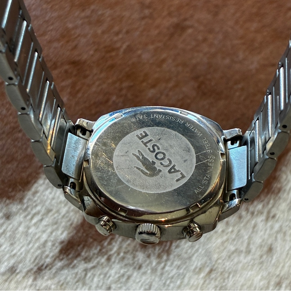 Lacoste Silver Stainless Steel Watch | Needs Battery - Picture 8 of 9